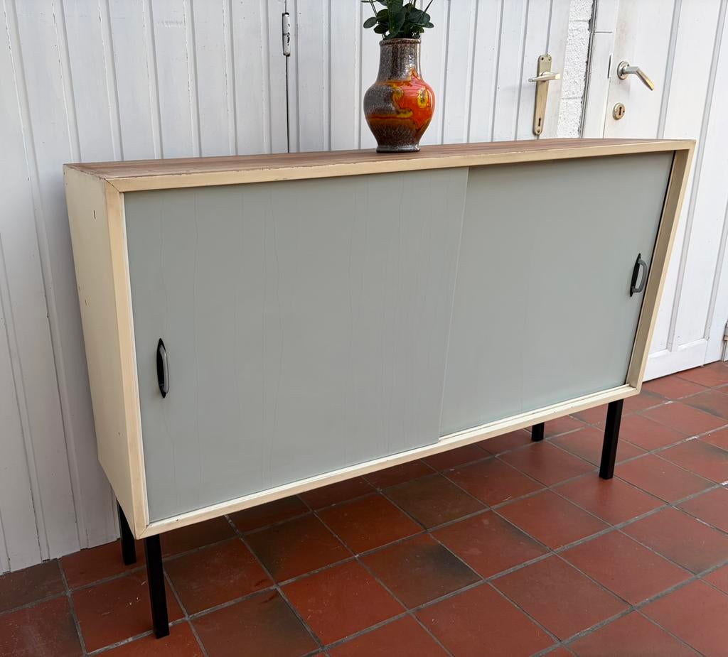 Vintage retro dressoir/opbergmeubel, Huis en Inrichting, Kasten | Buffetkasten, Ophalen, Gebruikt, Met deur(en)