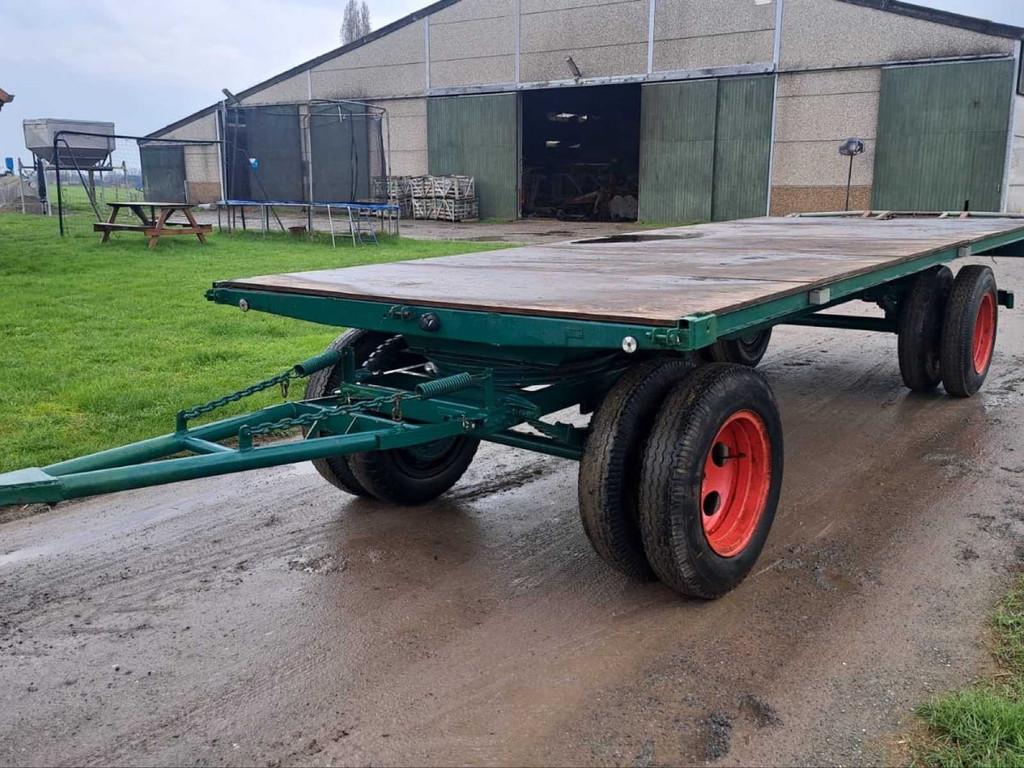 Chariot plat de transport de lin / Chariot de paille Chariot, Autre, Autres types