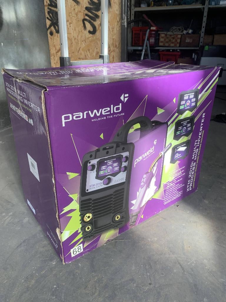 Parweld XTM 201 Di – COMPLET – Bruxelles/Anderlecht, Bricolage & Construction, Outillage | Soudeuses, Utilisé, Autres types, 150 à 250 ampères