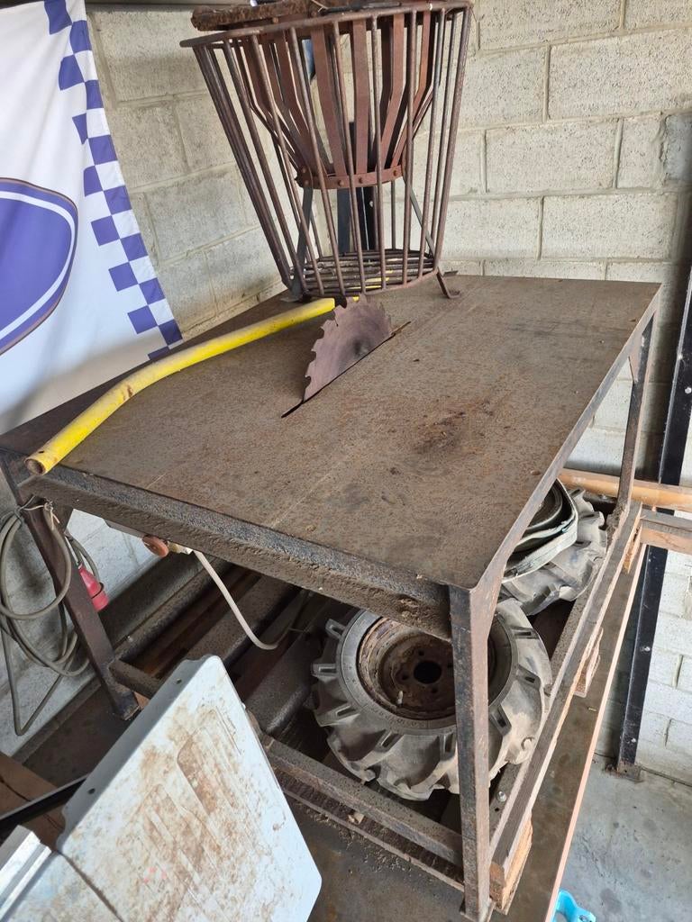 Cirkelzaag voor hout, Enlèvement, Scie circulaire