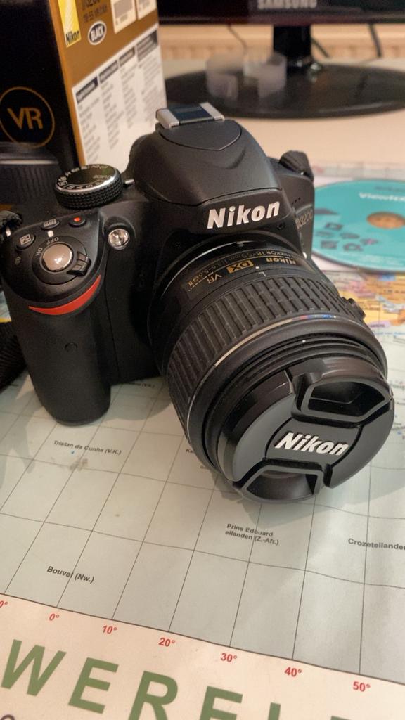 Nikon D3200 + AF-S DX NIKKOR 18-55mm nieuw staat full set, Neuf, Moins de 4 fois, Enlèvement, Nikon