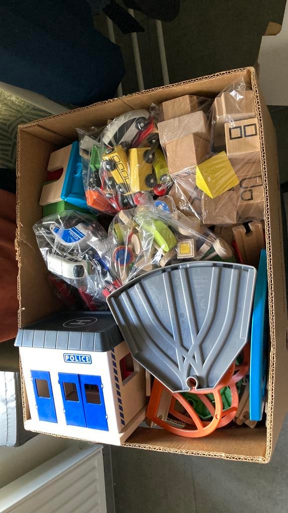 Spoorbaan en autobaan ikea, Kinderen en Baby's, Ophalen, Gebruikt