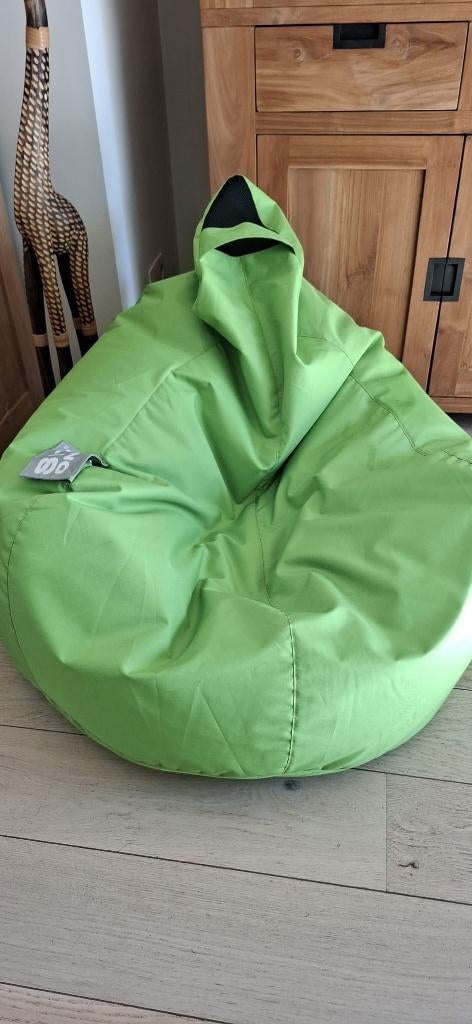 Zitzak Sit On It polyester-groen, Huis en Inrichting, Zitzakken, Ophalen, Zo goed als nieuw, Groen, Zitzak