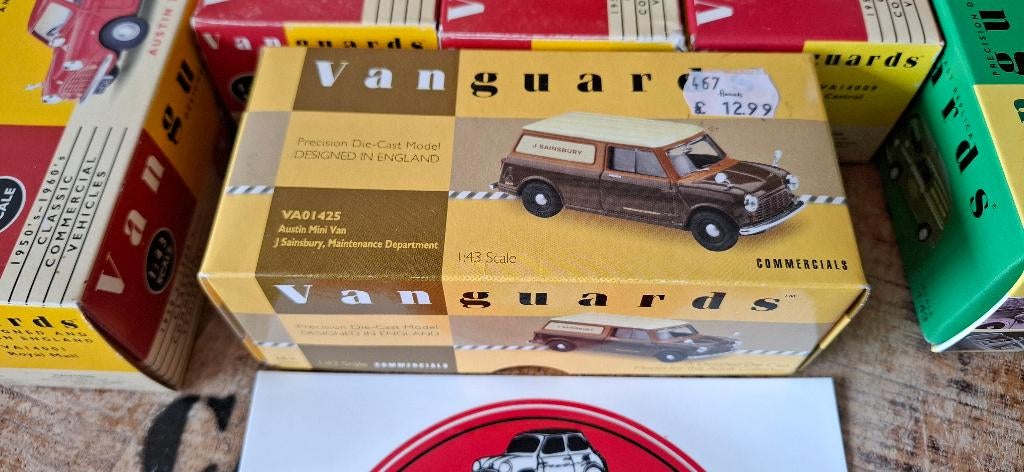 MINI Van Mk1 Austin J Sainsbury 1/43 VANGUARDS Neuf + Box, Hobby en Vrije tijd, Modelauto's | 1:43, Nieuw, Auto, Vanguards, Ophalen of Verzenden