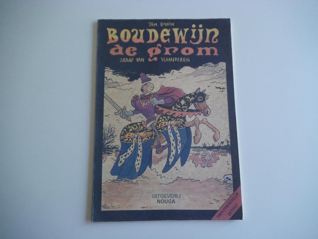 Boudewijn de grom - graaf van Vlaanderen Tom Bouden, Eén stripboek, Ophalen of Verzenden, Gelezen, Bouden Tom