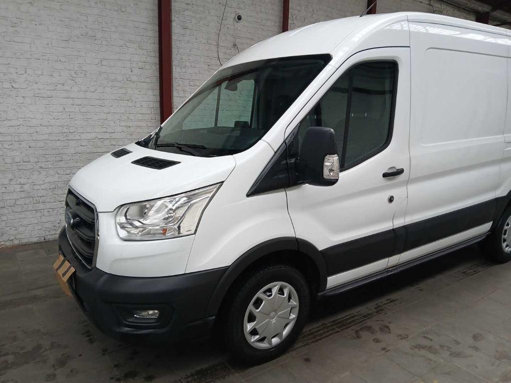 Ford transit 2.0 TDCi 350 2022 L2H2 2022 Onderhoudsboek, Auto's, Achterwielaandrijving, Euro 6, USB, Wit