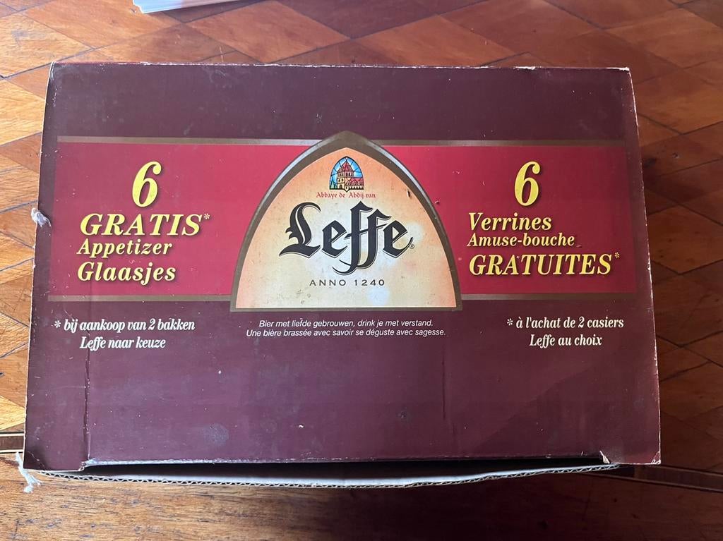 Leffe box de 6 verrines amuse-bouche, Collections, Enlèvement ou Envoi, Comme neuf