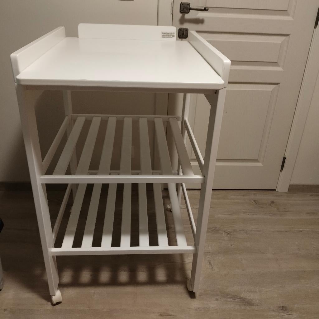Verzorgingstafel op wieltjes, Enlèvement, Utilisé, Table