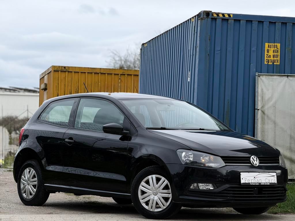Volkswagen Polo 1.0i • Trendline • 2015 • Euro6b, Auto's, Voorwielaandrijving, Testrit aan huis, Stof, Zwart