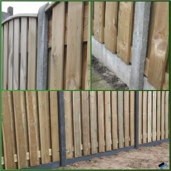 betonpalen beton schutting palen antraciet planken platen, Tuin en Terras, Overige materialen, 200 cm of meer, Nieuw, Ophalen of Verzenden