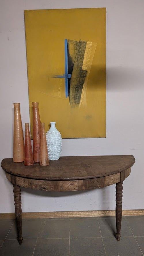 CONSOLE EN ACAJOU, Antiquités & Art, Enlèvement