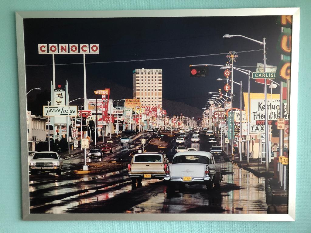 A vendre tableau urbain IKEA, Maison & Meubles, Enlèvement, Comme neuf, Autres types