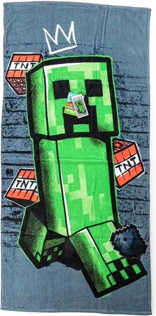 Minecraft Badlaken / Strandlaken - Creeper - Katoen, Kinderen en Baby's, Kinderkleding | Kinder-zwemkleding, One size, Minecraft