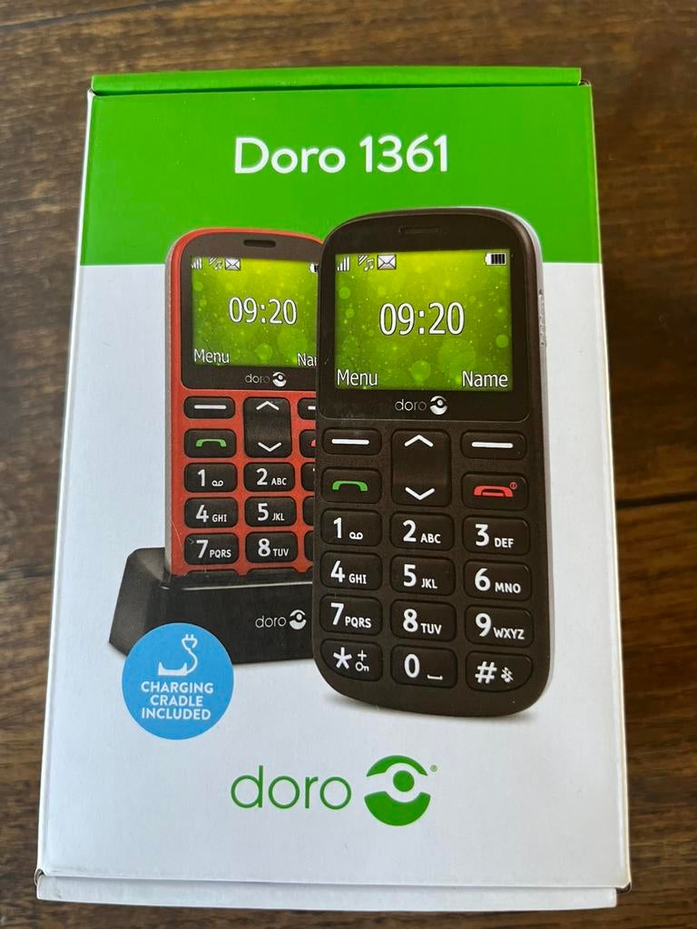 Doro 1361  telefoon, Telecommunicatie, Mobiele telefoons | Batterijen en Accu's, Ophalen, Nieuw