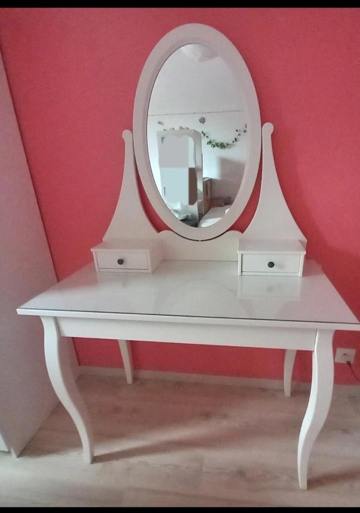 Coiffeuse Hemnes Ikea, Comme neuf, Enlèvement, 50 à 100 cm, 100 à 150 cm