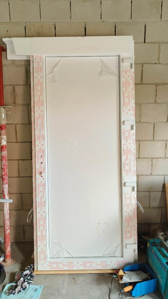 Buitendeur PVC, Kunststof, 215 cm of meer, Nieuw, Buitendeur