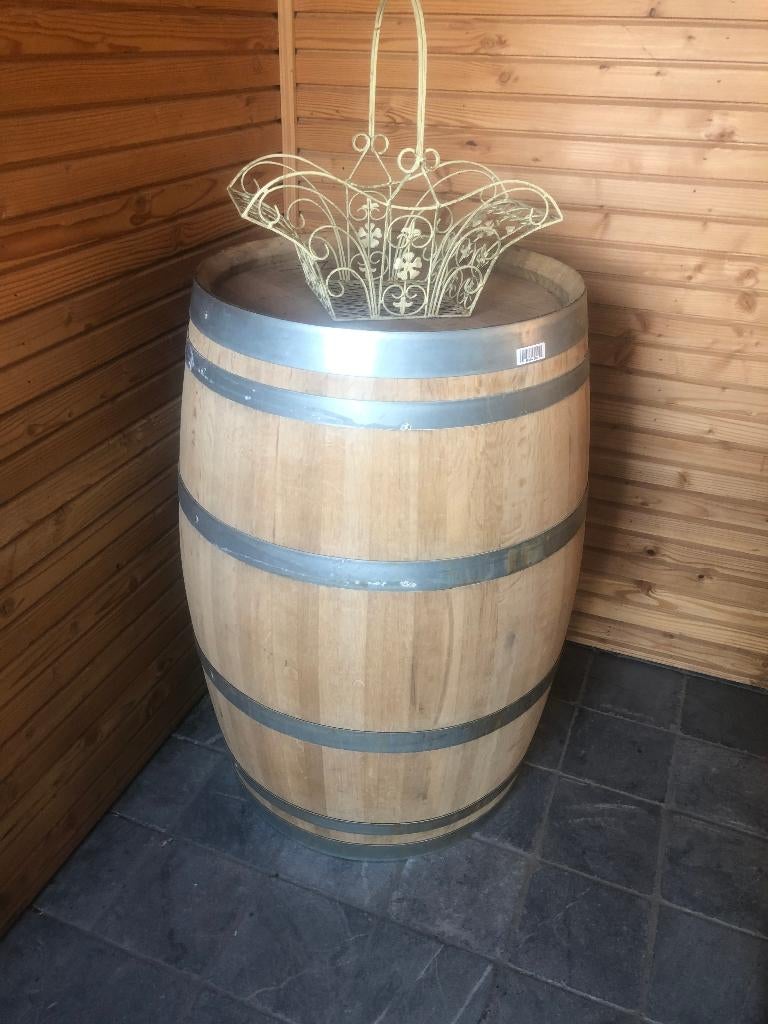 Wijnvat, Tuin en Terras, Regentonnen, 150 liter of meer, Ophalen, Zo goed als nieuw, Hout
