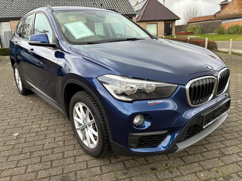 BMW X1 20i ,  Automaat, Auto's, BMW, 4 cilinders, Blauw, Leder, 5 zetels
