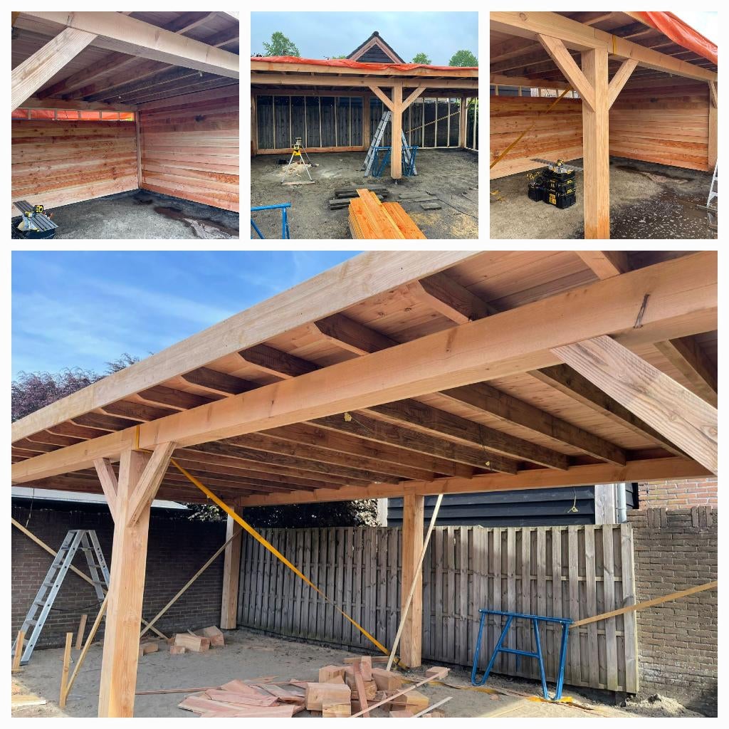 douglas hout voor overkapping balken palen dakbeschot, Jardin & Terrasse, Verrières, Neuf, Enlèvement