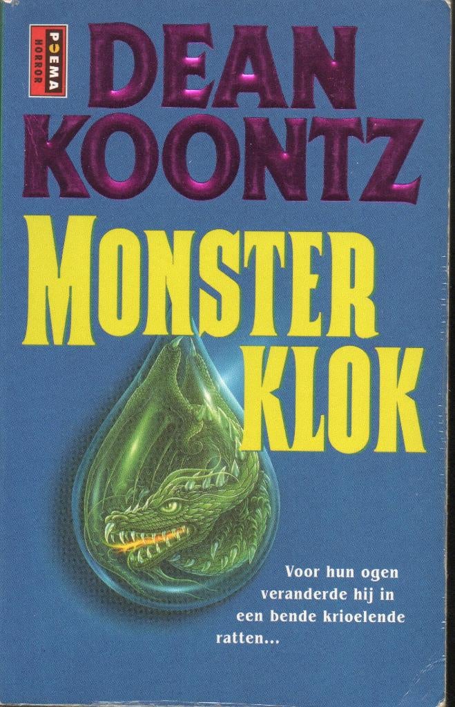 MONSTERKLOK - POEMA POCKET DEAN KOONTZ HORROR, Gelezen, Dean Koontz, Ophalen of Verzenden, Nederland