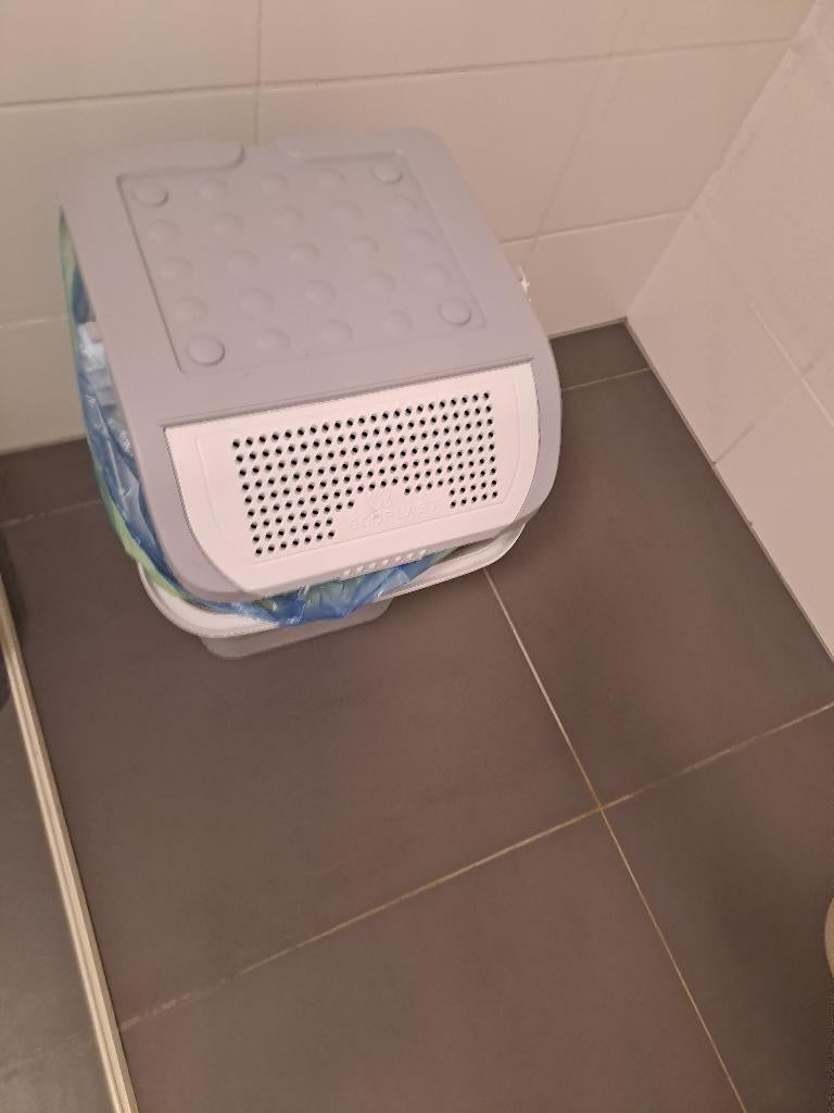 Incontinentie emmer Ecoplast, Ophalen, Kunststof, Met deksel