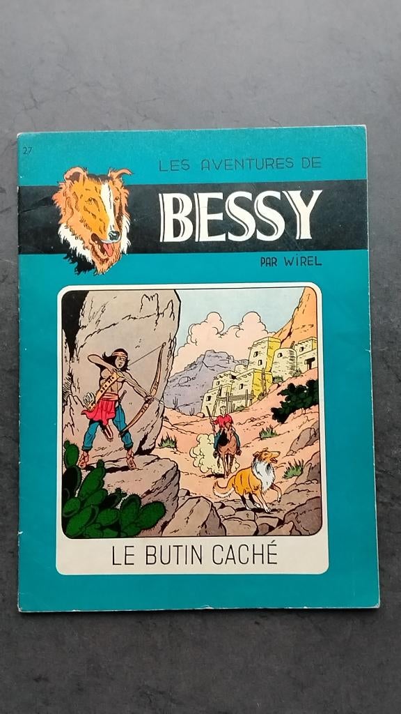 Bessy Le butin caché uit 1958 Franstalig, Boeken, Stripverhalen, Gelezen, Wirel, Eén stripboek, Ophalen of Verzenden