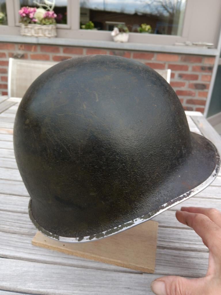 Us ww2 CASQUE LOURD PARA CAMOUFLE, Verzamelen, Militaria | Tweede Wereldoorlog, Ophalen of Verzenden