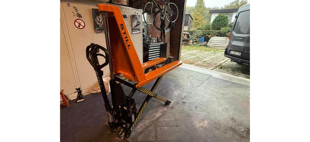 Elektrische transpalet, Ophalen, Zo goed als nieuw