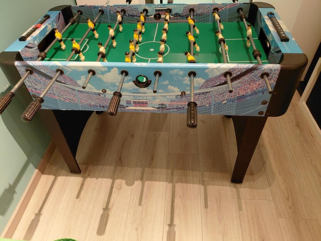 Tafelvoetbal, Ophalen