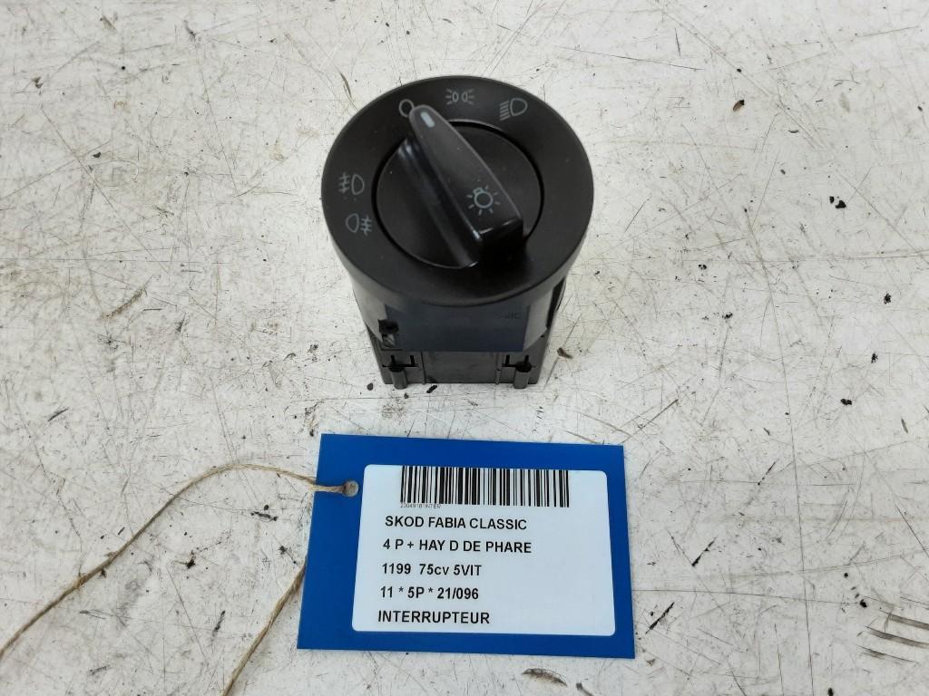 COMMUTATEUR Skoda Fabia II (5J) (01-2006/12-2014), Autos : Pièces & Accessoires, Tableau de bord & Interrupteurs, Skoda, Utilisé