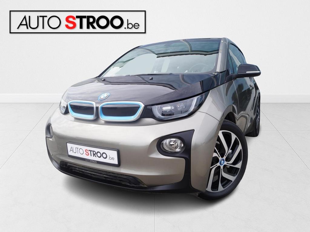BMW i3 94AH NAVI LED PDC ALU BICOLOR, Auto's, BMW, Automaat, 4 deurs, Zwart, Parkeersensor