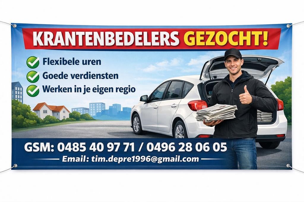 Krantenbezorger, Vacatures