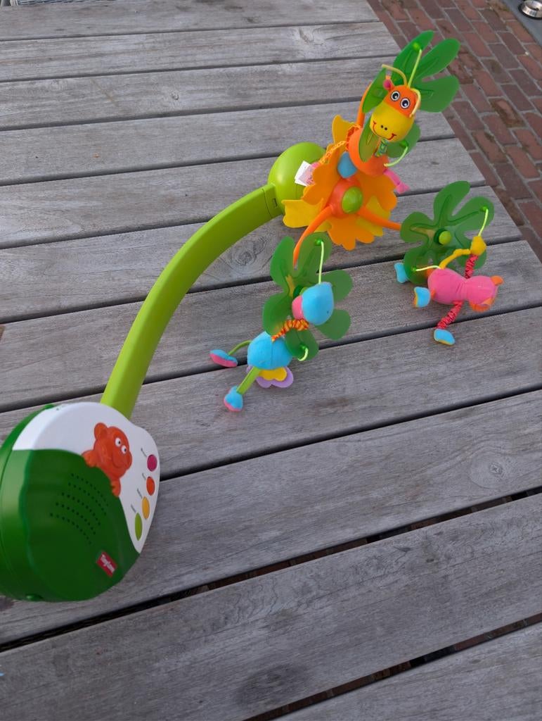 Muziekmobiel Tinylove, Ophalen