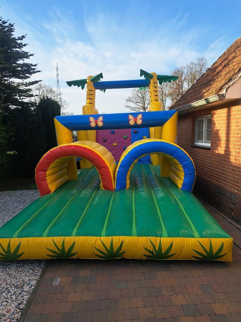 Springkasteel  stormbaan  te koop, Ophalen