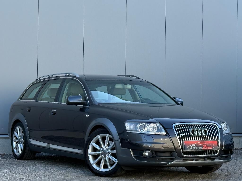 Audi A6 Allroad 2.7TDi V6 Automaat Quattro Luchtvering, Autos, Audi, Cuir, Argent ou Gris, Achat, Entreprise