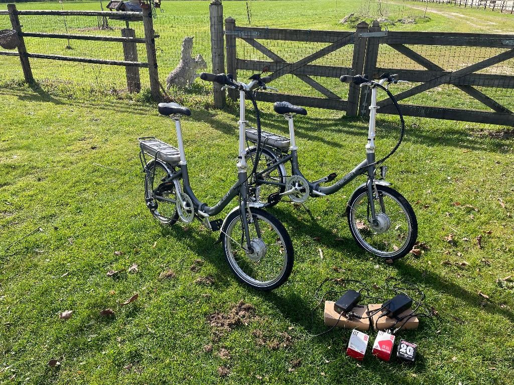 2 Electrische plooifietsen Talent Zo goed als Nieuw, Fietsen en Brommers, Ophalen, Zo goed als nieuw, 30 tot 50 km per accu, Overige merken