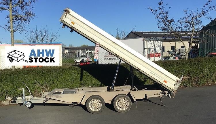 3ZIJDEN KIPPER 3.5T AANHANGWAGEN, Ophalen, Gebruikt