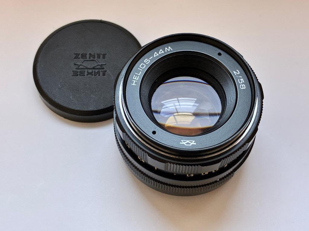 Objectif Helios 44M KMZ 58 mm F/2 M42 avec Swirly Bokeh, TV, Hi-fi & Vidéo, Enlèvement ou Envoi, Utilisé, Reflex miroir, Autres Marques