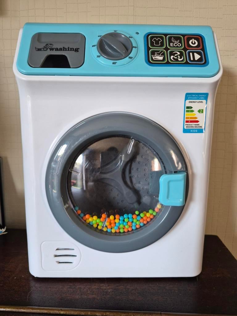 Speelgoedl wasmachine, Ophalen