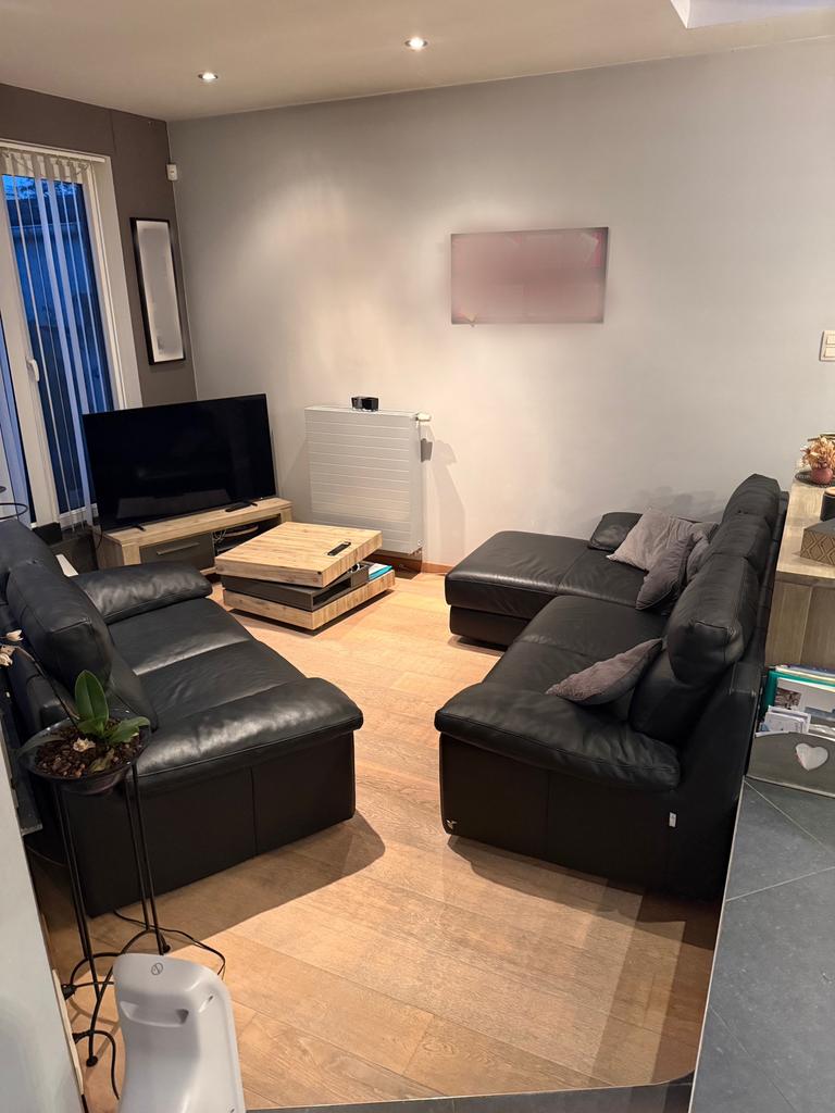 Divan en cuir Calia, Maison & Meubles, Enlèvement, Comme neuf, Cuir, Moderne