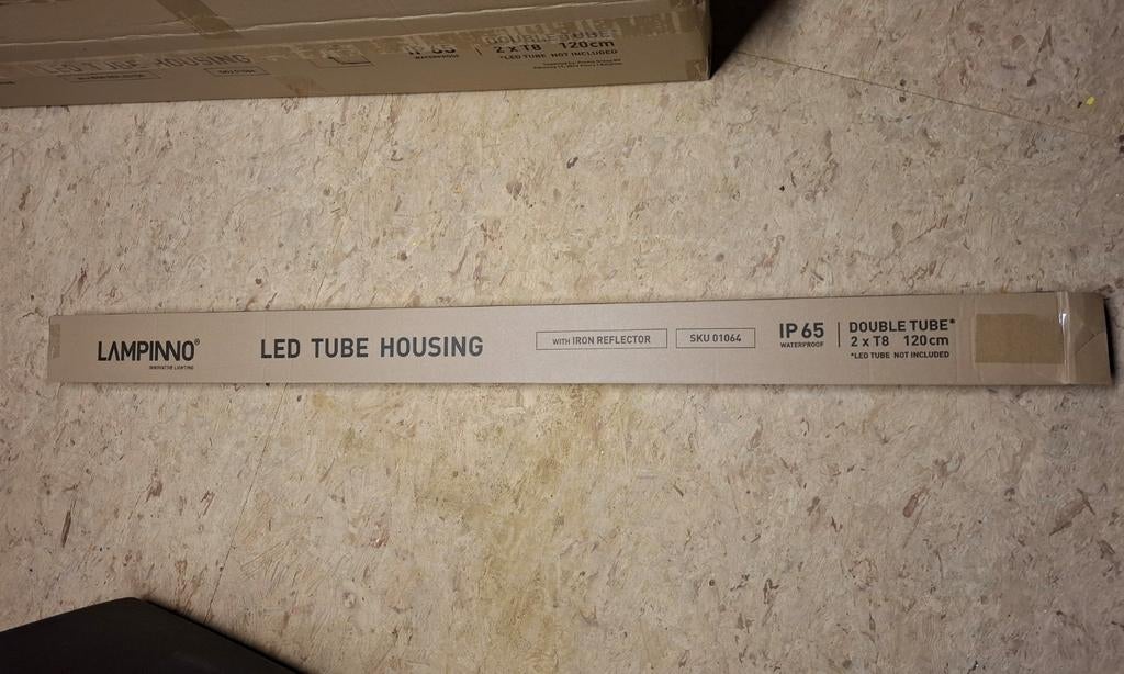 Boîtier double LED TL 120 cm, Enlèvement