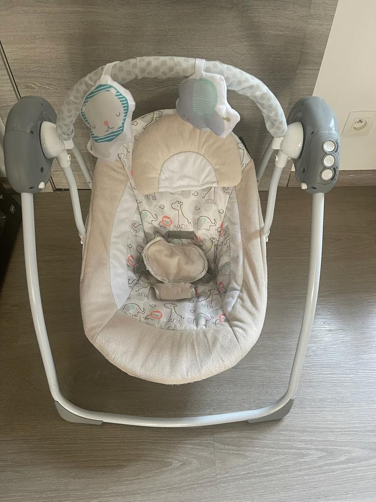 Transat électrique/essuie-linge/relax, Enfants & Bébés, Enlèvement, Comme neuf, Siège de balançoire