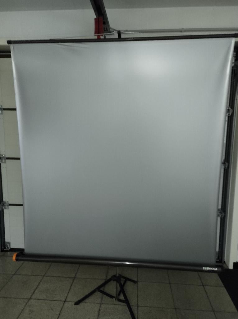 Projectiescherm, TV, Hi-fi & Vidéo, Enlèvement, Manuel, Comme neuf
