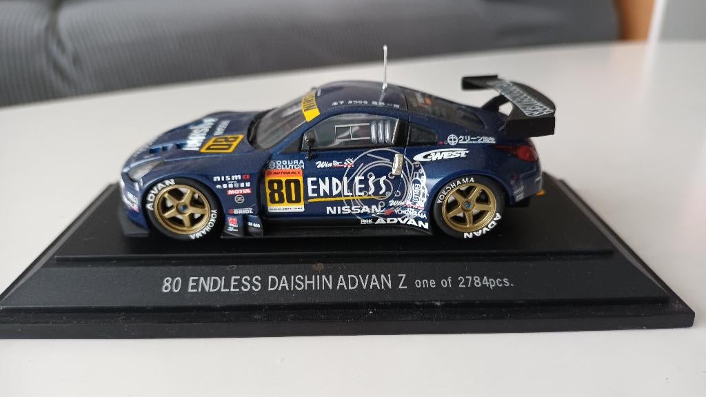 Nissan 350Z GT300 "Endless Advan" #80 2004 - Ebbro, Ophalen of Verzenden, Zo goed als nieuw, Auto, Overige merken