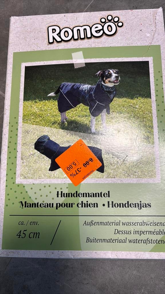 Honden regenjas., Ophalen, Zo goed als nieuw, Hondenregenjas
