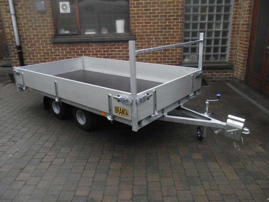 Nieuwe plateau aanhangwagens 2,7 x 1,63m, te 9300 Aalst, Ophalen