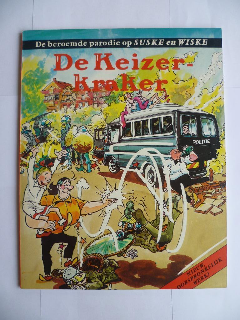SUSKE EN WISKE PARODIE UITGAVE"DE KEIZERKRAKER"UIT 1982, Boeken, Stripverhalen, Verzenden, Willy Vandersteen, Eén stripboek, Zo goed als nieuw