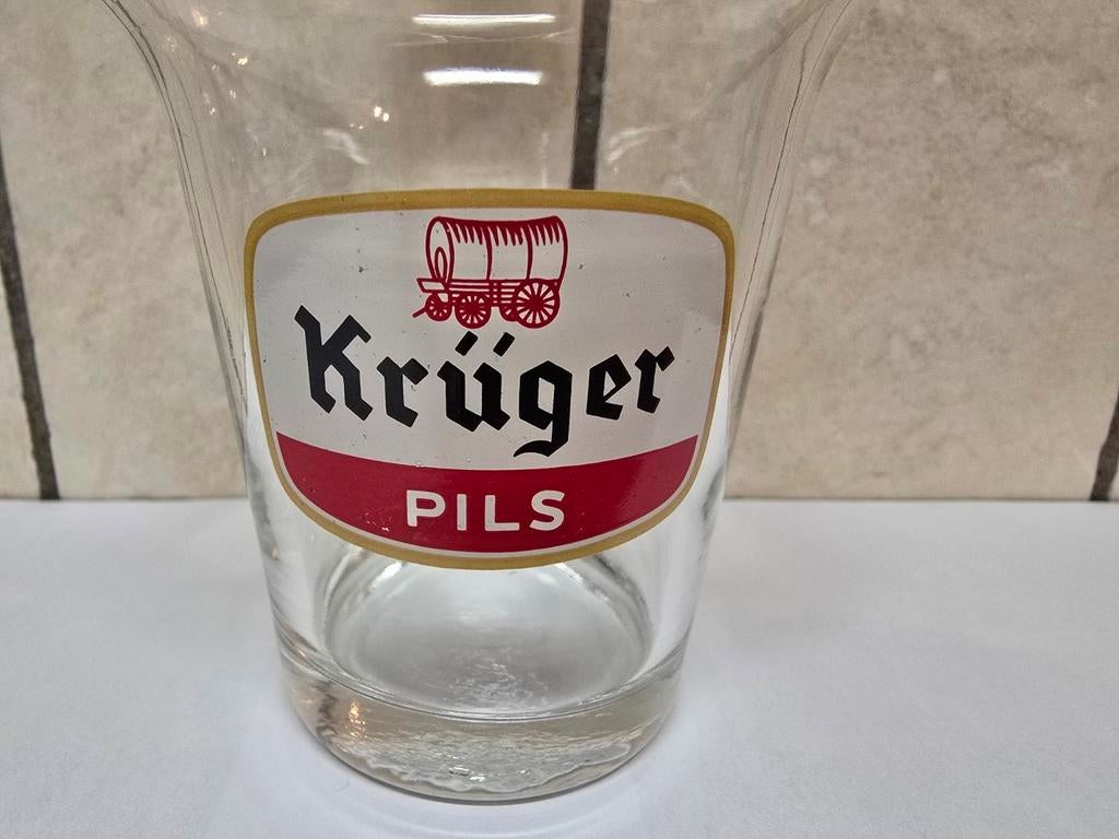 Klein stapelglaasje Krüger PILS kruger Eeklo. Export Nl!, Collections, Enlèvement ou Envoi