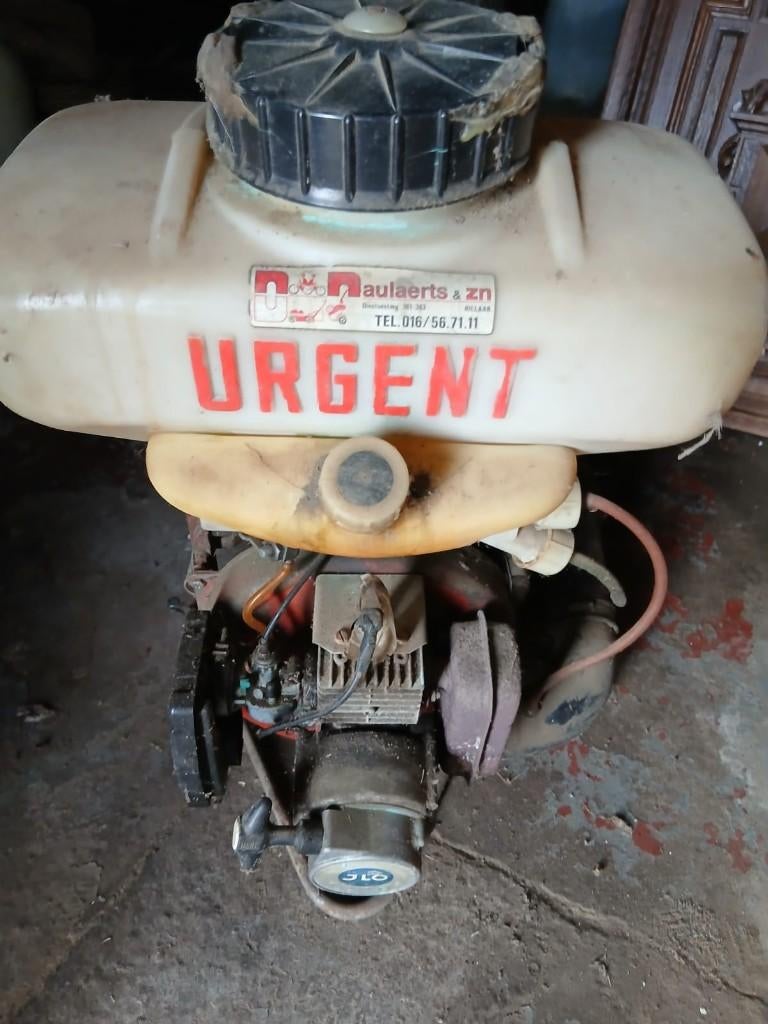pulvérisateur à dos solo avec moteur, Enlèvement, Utilisé