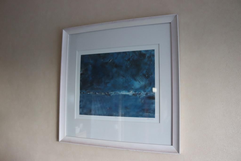 Genummerd kunstwerk ‘Zee’ van Dominique Demeulemeester, Antiek en Kunst, Kunst | Schilderijen | Modern, Ophalen